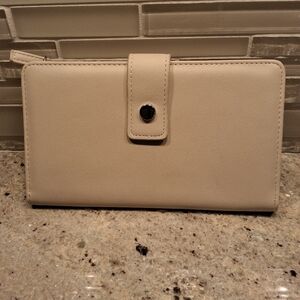 Creme Leather Wallet